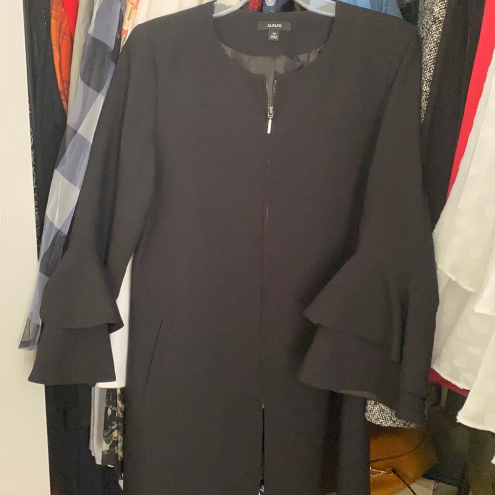 Alfani Black Jacket with flared sleeves.